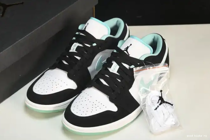 Cheap Air Jordan CQ9828-131 1 Low Green Island 0516